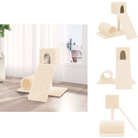 Arbre à Chat En Sisal Avec Jouet – Griffoir Compact 20x20x18 Cm – Base Stable, Protection Meubles – Pour Chatons Et Chats - 3