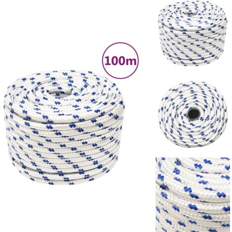 Festnight Corde De Bateau Polypropylène 12 Mm 50 M Rouge