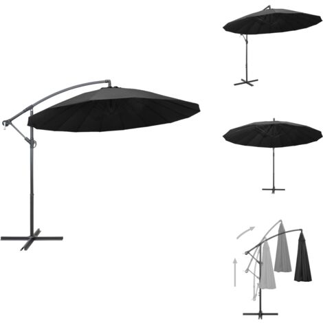 Parasol Suspendu 104 LED Solaires – 8 Modes Lumineux – Guirlande Étanche IP67 – Déco Terrasse, Jardin, Mariage & Fêtes