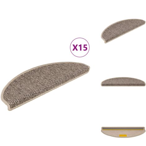 Antiderapant Escalier 15 Tapis D'Escalier Antidérapants 70x22cm