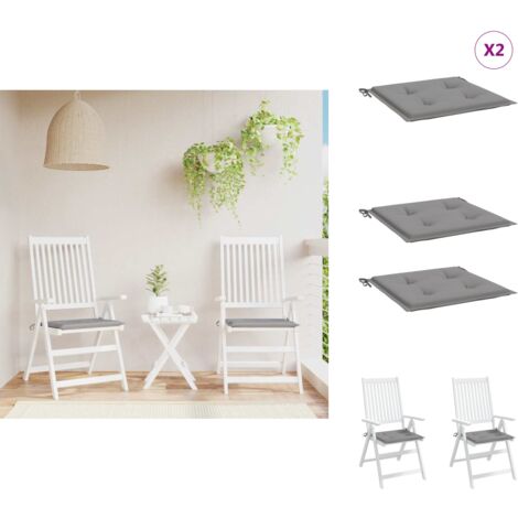 Coussins Siège Carrés 43cm Lot De 4 Galettes De Chaise 43x43cm Uyeoco - Coussin Siège Intérieur/Extérieur Coussins Jardin Bureau Cuisine