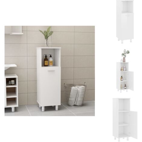 VidaXL Armoire De Bain Sonoma Gris 30x30x183,5 Cm Bois D'ingénierie