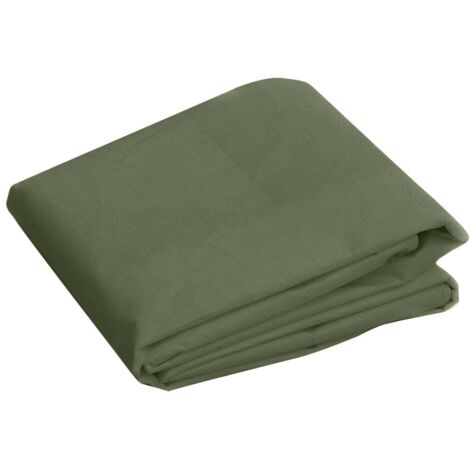 Bâche De Tente Imperméable Et Anti-UV En Tissu Oxford 148x148 Cm – Protection Solide Pour Le Camping, Avec Crochet Réglable