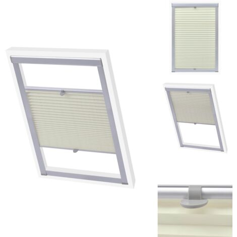 Store plissé Crème S08/608 - Stores Vénitiens - Rideaux Intérieurs ...