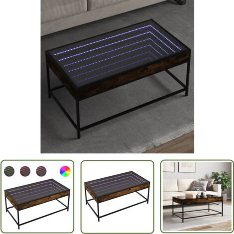 VidaXL Table Basse En Chêne Artisan 100 X 51 X 45 Cm Bois