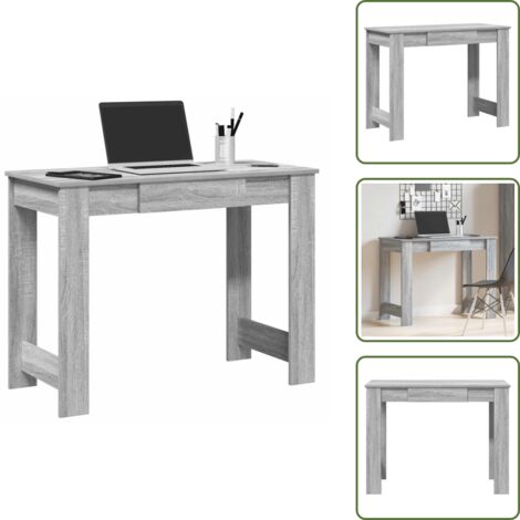 vidaXL Bureau Chêne Sonoma 80x40x75 cm Aggloméré