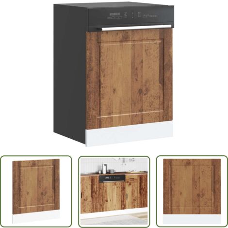 VidaXL Armoire à Lave-Vaisselle Noir Chêne 70,5x71,5x91,5 | FindTheDeal