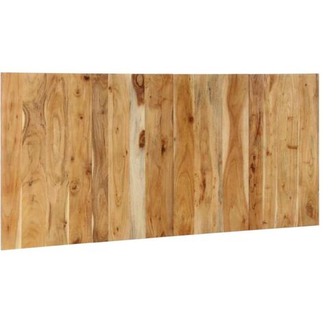 VidaXL Tête De Lit Chêne Marron 180 Cm Bois D'ingénierie Et Acier, Panneau De Tête, Tête De Lit Pour Lit Double, Tête De Lit Double