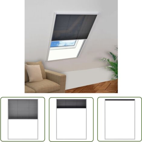 TESO Cadre De Tension Avec Brosse Continue – Moustiquaire Gaze – Moustiquaire – Protection Contre Les Moustiques (blanc RAL 9016