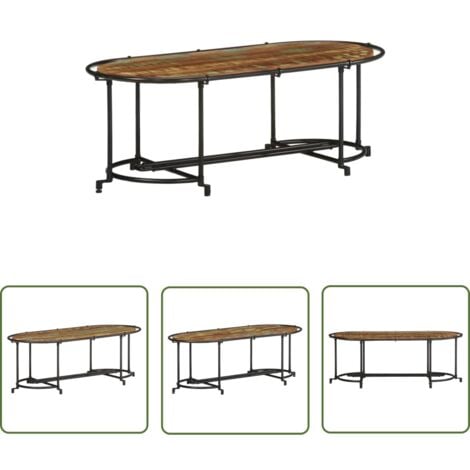 VidaXL Table De Jardin 101x68x72 Cm, Plastique, Anthracite, Résistante Aux Intempéries, Pour Balcon Ou Jardin, Trou Pour 43594 - Jardin