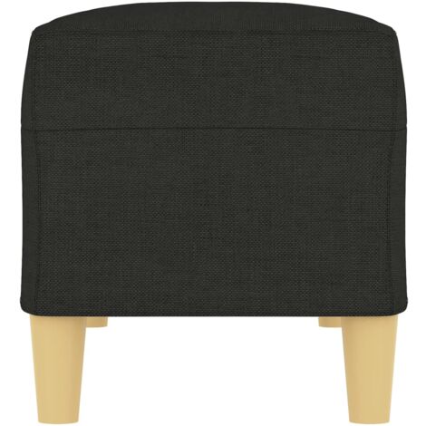 Banc Noir 100x35x41 cm Tissu - Banc Design - Banc Moderne - Banc Entrée - Banc Salle À Manger - Banc Chambre