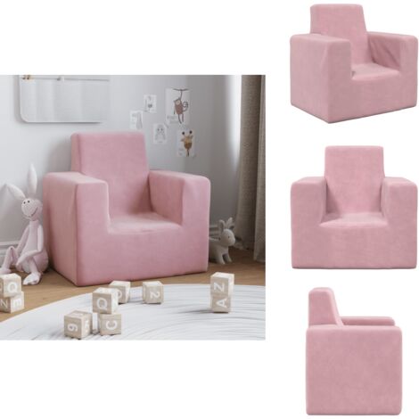 Canapé Ours Enfant En Peluche - Fauteuil Bébé Doux 50x50cm - Décoration Chambre Enfant