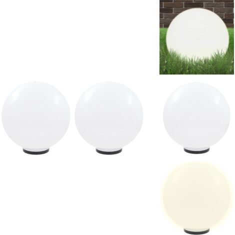 Lampadaire Solaire Extérieur UKCOCO - Forme Globe, IP65 étanche - Éclairage LED Automatique Pour Jardin, Allée, Terrasse