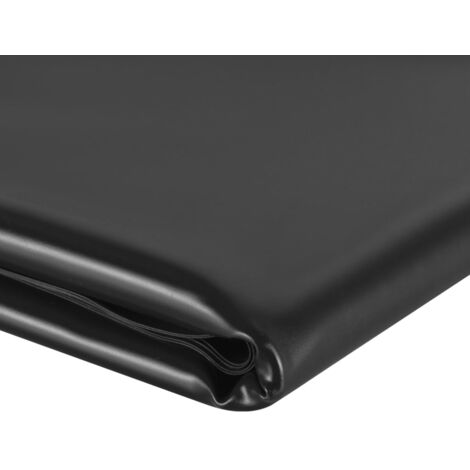 Bâche Étang HDPE Épaisseur 0.35 Mm – Liner Noir Étanche 1x8 M, Résistante UV, Pour Poissons, Plantes, Jardin, Bassin Cascade Ou Piscine Naturelle