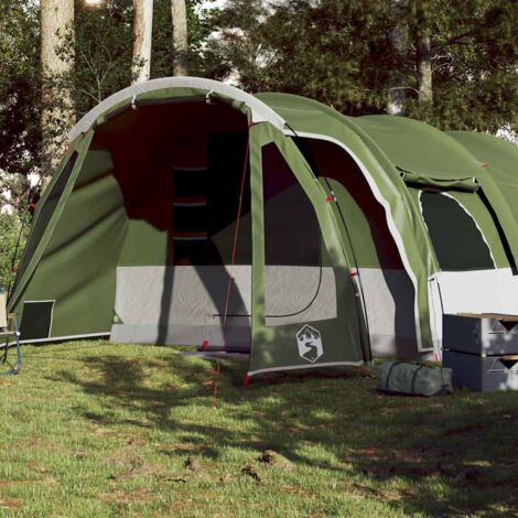 Trailvista Tente Familiale Tunnel étanche Pour 2 à 4 Personnes - Montage Rapide, Auvent Inclus - Idéale Pour Le Camping