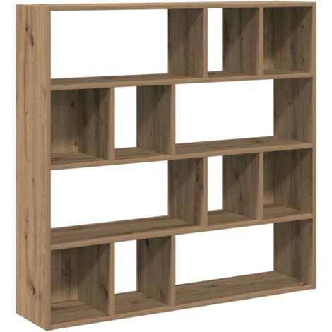 Bibliothèque | étagère De Rangement | Séparateur De Pièce Sonoma Gris 105x24x102 Cm Meuble Pro