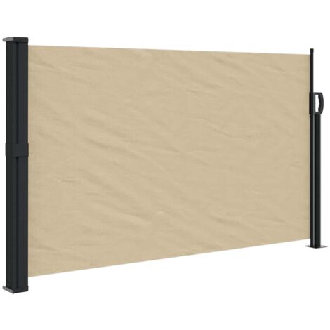 Auvent Latéral Rétractable Anthracite – 117x300 Cm, Polyester Enduit PU – Pour Terrasse, Balcon, Brise-vue - 2