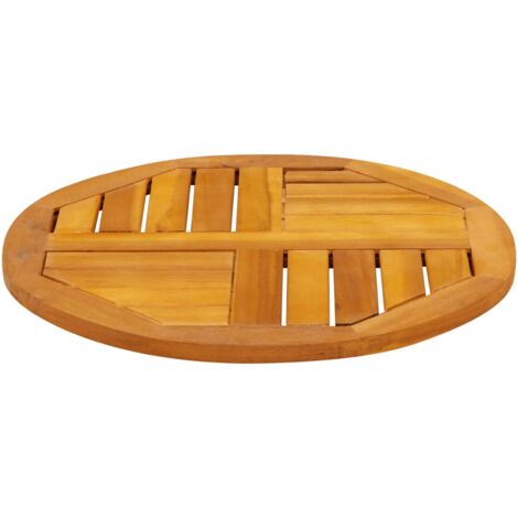 vidaXL Dessus de table 50x2 5 cm rond bois massif de hêtre - La Poste vidaXL Dessus de table 50x2 5 cm rond bois massif de hêtre - La Poste