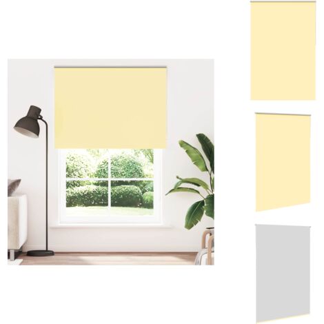 Store Enrouleur Occultant Jaune Largeur Du Tissu 161,6 Cm | Leroy Merlin
