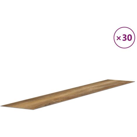 Wooden Wall Design - Panneaux muraux 3D en bois vieilli, revêtement mural en bois naturel vintage, modèle Amber (1m2