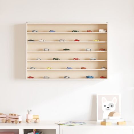 Houten Verzamelaarsvitrine met 80 Vakken 80x4,5x40,5cm