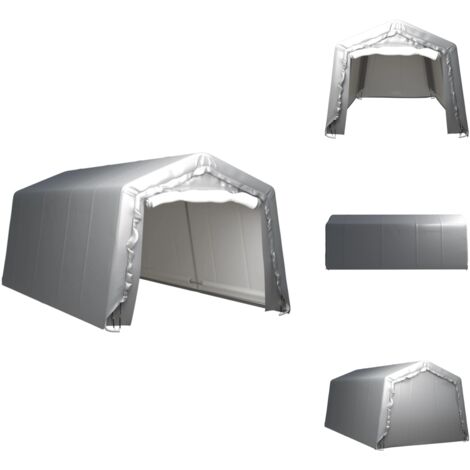 Tente De Rangement Pour Vélo EPCPSHADES - Abri Extérieur étanche Anti-UV, Dimensions 2.2x1.5x1.9 M, Cadre Acier Et Housse Polyéthylène - 9