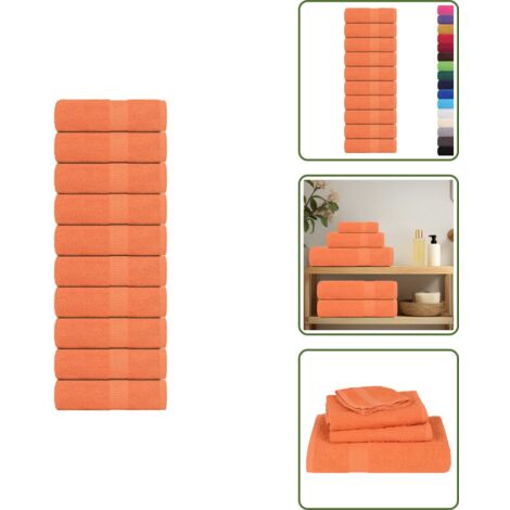 Serviettes De Bain Bordeaux 100x200cm - Lot De 4 Pièces 100% Coton | VidaXL
