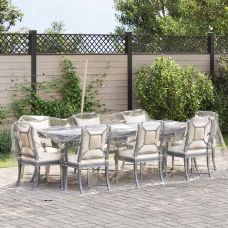 Bâche PVC Transparente – 2x3 M, Imperméable, Résistante, Avec Zip Central Et œillets Métal, Pour Abris, Serres, Carports