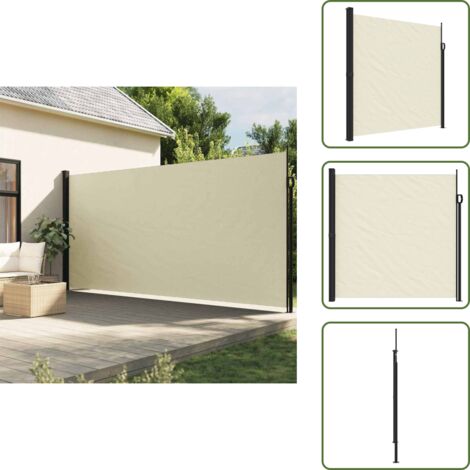 Voile D'ombrage UV – Écran Solaire Pour Terrasse – Filet Anti-UV – Blanc – Neuf