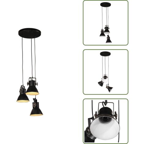 Lampe Suspendue Westinghouse Vintage Industriel – Nickel Mat, E27, Hauteur Réglable