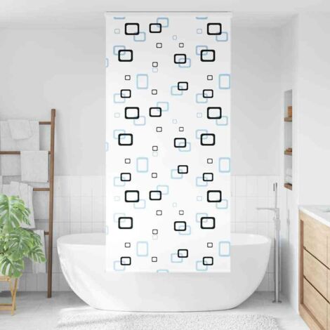 Store enrouleur de douche avec cassette largeur du tissu 156 cm - Store Store enrouleur de douche avec cassette largeur du tissu 156 cm - Store