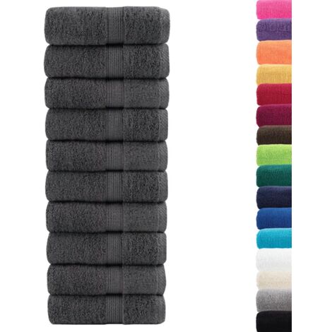 Lot De 3 Serviettes En Coton Doux Très Absorbantes Pour Salle De Bain, Salle De Sport, Douche, Entraînement, Noël (3) Serviettes De 40,6 X 68,6 Cm