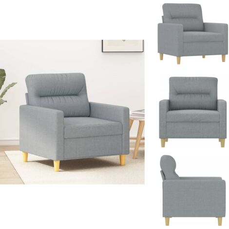 Fauteuil De Salon Giulia En Velours Gris - 68x96x75 Cm, Hauteur D'assise 43 Cm - Design Lounge élégant