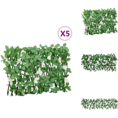 Treillis De Lierre Artificiel Extensible Rose Foncé 180x60 Cm | Leroy