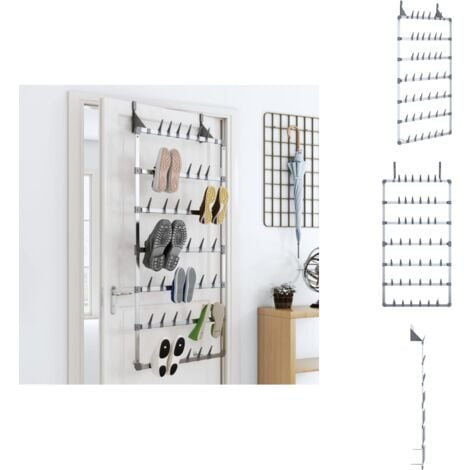 Étagère à Chaussures - Organiseur De Chaussures à 9 Niveaux Pour Placard étroit, Armoire à