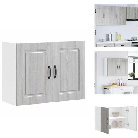 Meuble Mural De Cuisine | Armoire De Cuisine Avec Porte Bois Ancien 50 X 31 X 100 Cm 98673076