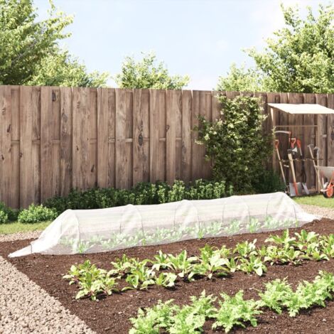 Tunnel De Culture Micro-maille 3m - Protection Plantes Contre Gel Et Insectes Avec Ventilation Réglable - Mini Serre Jardin