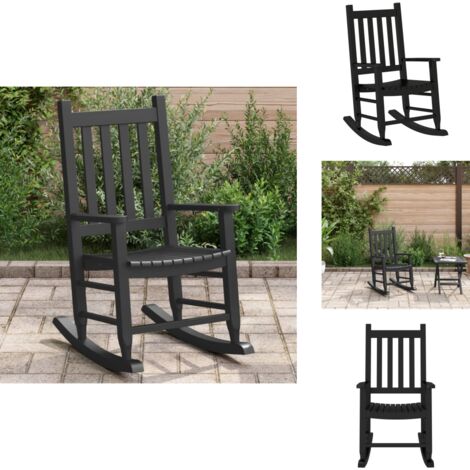 Chaise à Bascule Enfant Bois Peuplier Blanc - Siège Relaxant Et Sécurisé Pour 6-12 Ans