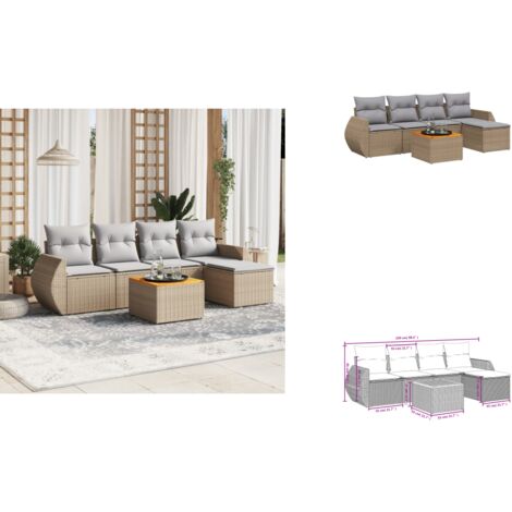 VidaXL Voile D'ombrage 160 G/m² Rectangulaire Sable 6x7 M PEHD - La Poste