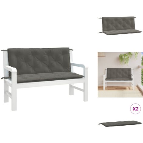 Coussin Long Et épais 2 à 3 Places, épaisseur De 2 à 4 Cm, Dimensions : 100/120/150 Cm, Pour Chaise, Banc, Salle à Manger, Terrasse, Intérieur Et