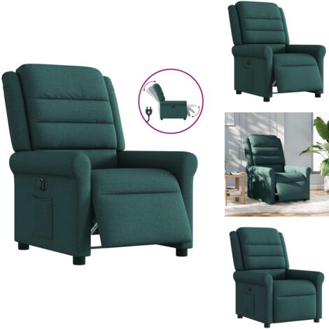 Fauteuil De Salon | Chaise | Fauteuil Inclinable De Massage Et Repose-pied Gris Clair Tissu Cfw318091 90582456