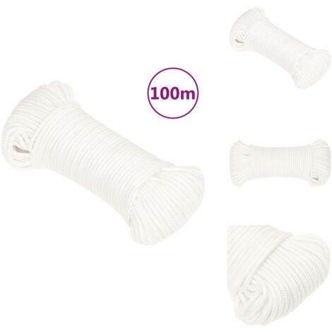 Corde Polypropylène 4-16 Mm, 30 M - Résistante Aux UV, Imperméable, Pour Ancrage Et Fixation