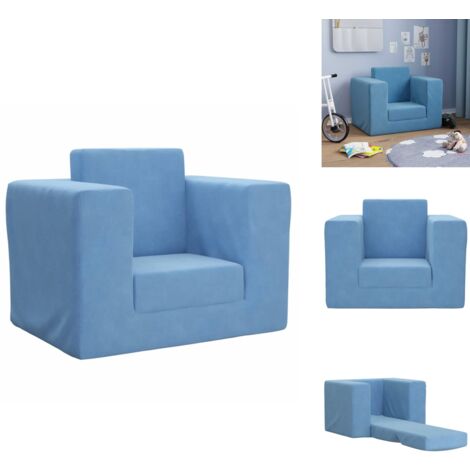 MuseHouse Canapé enfants | Sofa-Light Enfants | Enfant dans le fond pliable Canapé 2 en 1 et lit | 0-4 ans (BUTTERFLY-MHS131