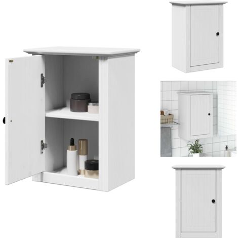 Armoire Murale De Salle De Bain WELLFOR - Bois Gris - 23,5" L X 28" H X 6,5" P - Neuve