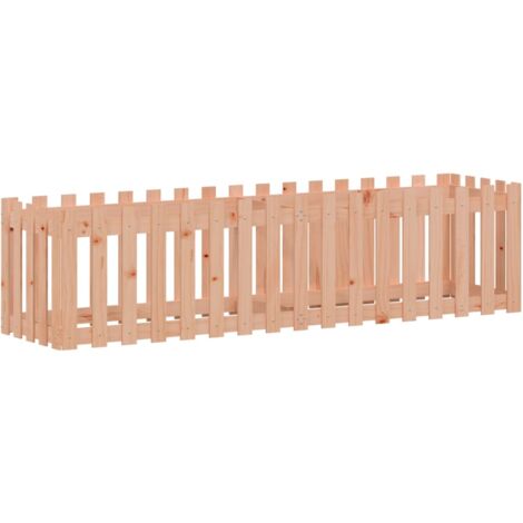 Lit Surélevé De Jardin Design De Clôture Bois Douglas Massif - Jardiniere - Bac À Plantation