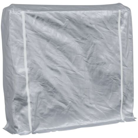 Housse De Protection Pour Bois De Chauffage - 121x61x107 Cm, Tissu Oxford 420D Résistant Aux Intempéries