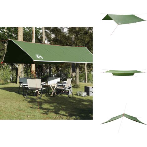 Bâche De Protection Extérieur Papillon 4,4x4,4m WOLTU - Imperméable Anti-UV Camping Avec Piquets