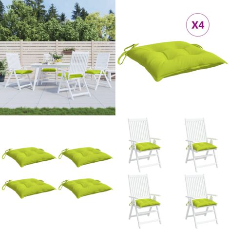 Ensemble de 6 coussins de chaise 38x38x8 cm - 1009 Ensemble de 6 coussins de chaise 38x38x8 cm - 1009