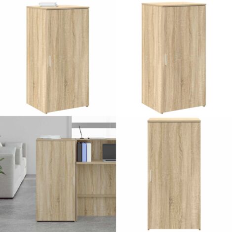 Armoire De Rangement Blanc 50x45x103,5 Cm - Bois D'ingénierie, 1 étagère - Idéale Bureau, Entrée, Rangement - Fixation Murale Incluse