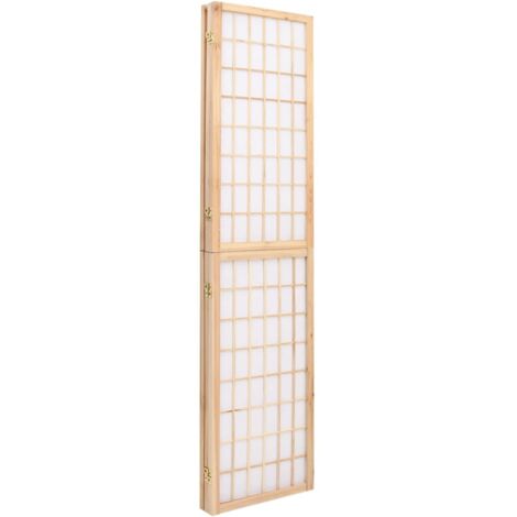 3 pan diviseur de pièce écran Pliant - diviseur de Shoji Bois avec du
